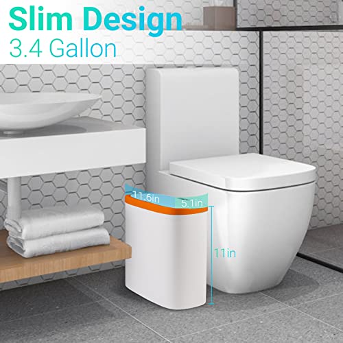 lixo do banheiro do sensor de movimento do stonespace com tampa, pequena lata automática de lixo com tampa, lixo