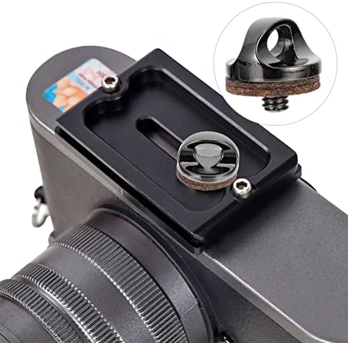Câmera de liberação de anel de cinta de pescoço de pescoço Milisten, com parafuso de madeira/rosca D-d-