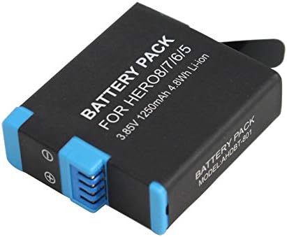 AHDBT -801 Substituição da bateria para a câmera de prata GoPro Hero5 - compatível com bateria totalmente decodificada