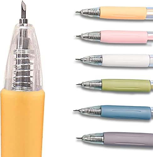 Faca de caneta de caneta de obra de arte para estudantes Craft Cutting Knife Pen Cartoon Paper Ferramentas de