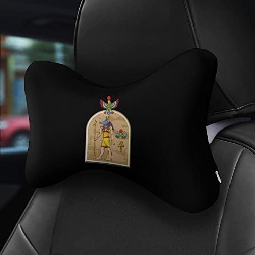 Almofado egípcio de Deus Anubis Carcoa 2 PCs Confortável Auto-Rest Rest Cushion Memória respirável Pillow do