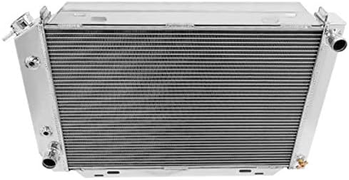Novo radiador de alumínio Frostbite, 2 fila, se encaixa 79-93 Ford, Mercury, Lincoln, L4, L6, V6, V8