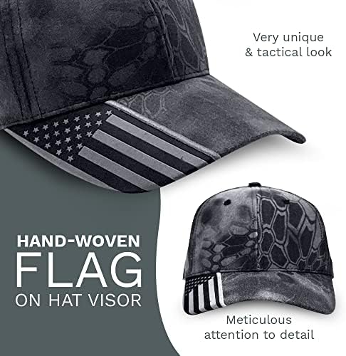 Chapéu de bandeira americana, chapéu tático patriótico camuflado com bandeira nos EUA, boné de beisebol