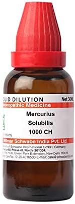 Dr. Willmar Schwabe Índia Mercurius Solubilis Diluição 1000 CH