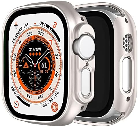Miimall Compatível para Apple Watch Ultra 49mm Caso Hard PC [sem protetor de tela], Ultra-Fhin