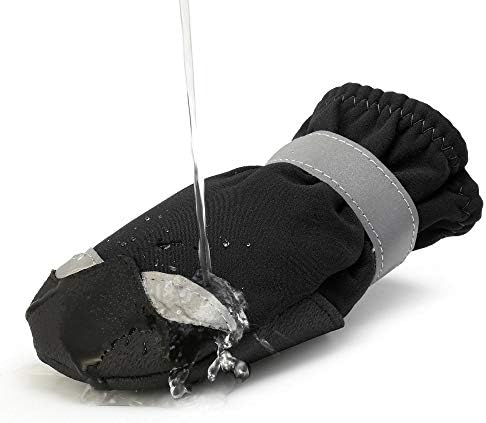 Jnfansheng Botas de cachorro Sapatos de estimação Pet impermeável não deslize as botas de neve