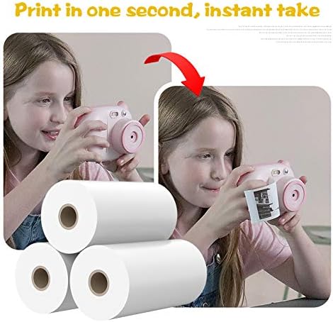 9 Rolls Kids Instant Câmera Reabilitação de papel de impressão- Impressora de foto Rollos de papel térmica de impressão