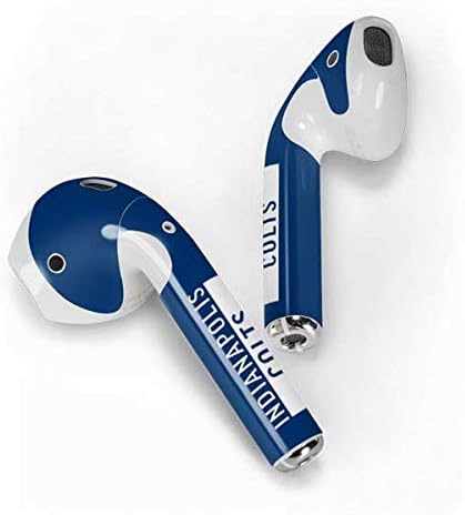 Skinit Decal de áudio Compatível com a Apple AirPods com caixa de carregamento Lightning - NFL Indianapolis Colts,