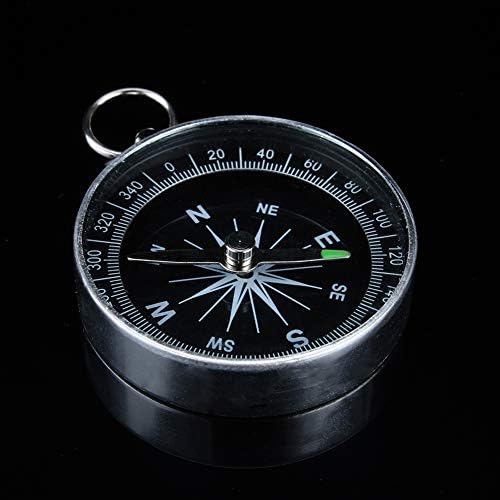 PLAPAAOO Mini Pocket Compass, moldura rotativa de 360 ​​graus, keychain Compass, bússola portátil