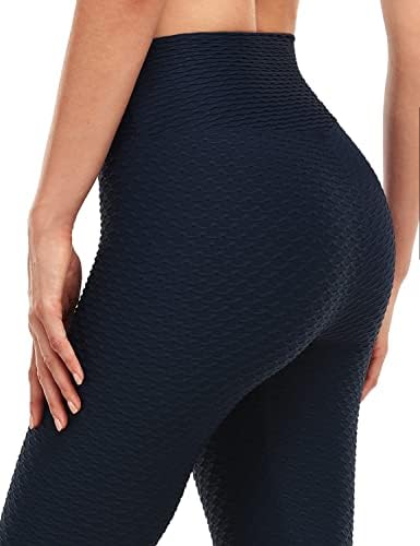 Gippro Women's High Caist Yoga Pants Butting Butgings Leggings Texturizados Anti -Celulite Tights
