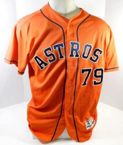 2013-19 Houston Astros #79 Game usou Orange Jersey Place Removed 46 DP25540 - Jerseys de jogo MLB usado