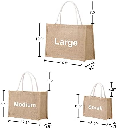 Bolsas personalizadas de bolsas de estopa, sacos de juta reutilizáveis, bolsa de presente personalizada