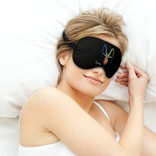 Capricórnio Zodiac Signe Sleep Máscara de olho macio de olho engraçado tampa vendida Tampa de olhos Máscara de dormir para viajar
