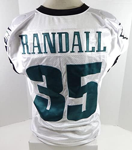 2018 Philadelphia Eagles Randall 35 Jogo emitido White Practice Jersey 48 38 - Jerseys de jogo NFL não