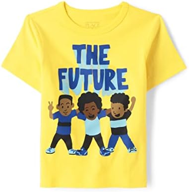 The Children's Place Toddler Boys Sleeve Graphic T-Shirt sazonal