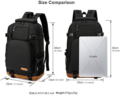 Backpack de Laptop da Fundação Gengx Libister Unisex SCP, Daypack de viagem casual para meninos, meninas, meninas