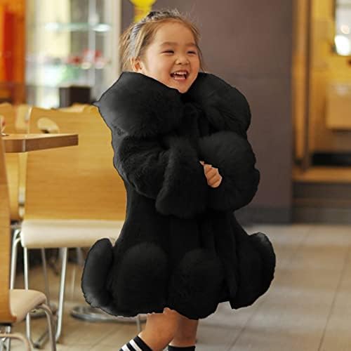 Jaqueta para meninas da criança outono de inverno infantil infantil colarinho de lã de colarinho soild jaqueta