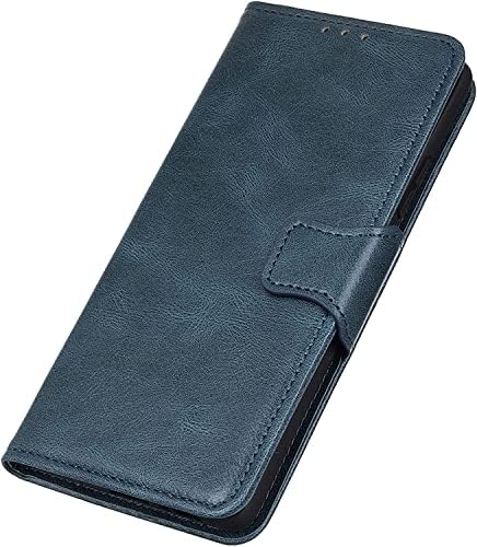 Coepmg Carteira Caso para iPhone 13/13 Mini/13 Pro/13 Pro Max, capa de carteira de couro genuína com slots de cartão Horizontal Stand Stand Durável Frame Durável