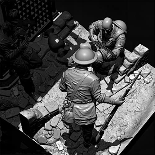 1/35 Modelo de soldado de resina WWII Kit em miniatura chinesa // LL1-75