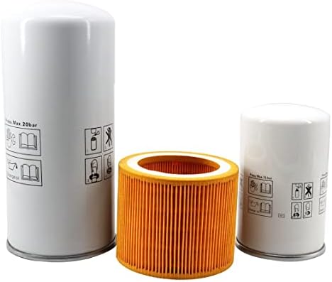 6221372850 Filtro de óleo, 6211472550 filtro de óleo, 6211473950 Kit de filtro de ar compatível com compressor