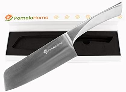Pomelohome santoku | 7 SANTOKU CHEF's Knife Hybrid | Aço de alto carbono alemão