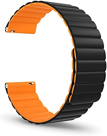Banda de relógio magnético, Silicone Watch Strap Redução rápida Bandas de relógio inteligente