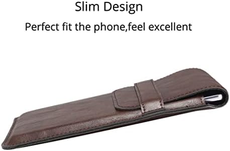 N/A Universal 4,8-6.9inch Slim Anti-Drop Telefone Coloque da cintura Belt Bacs Tampa com fivela