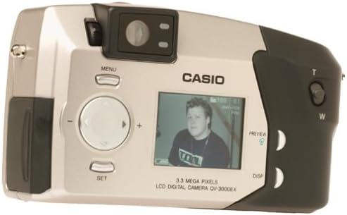 Casio QV3000EX 3,34 megapixels Câmera digital com 340 MB Microdrive