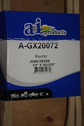 Cinturão de substituição de kevlar para John Deere GY20570 GX20072 1/2``x103-3/4``/SupplyFrisbike