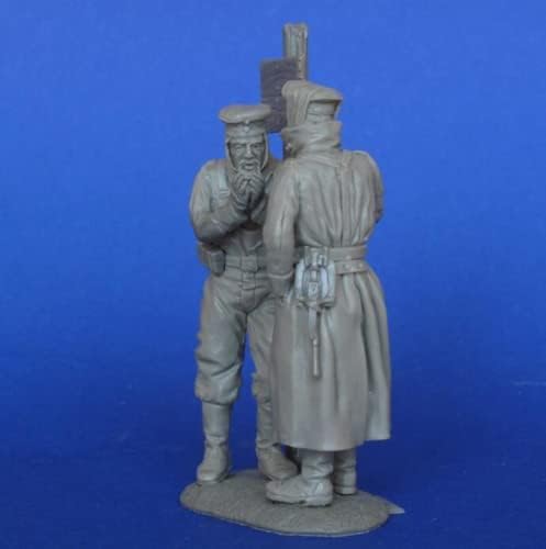 1/35 WWII Soldier Resin Kit Figura Miniaturas Resina Peças // ik6j-6