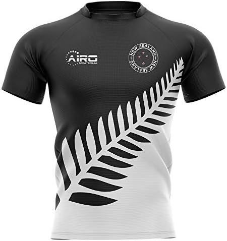 AirosportSwear 2022-2023 Nova Zelândia All Blacks Fern Concept Rugby Football Soccer camiseta