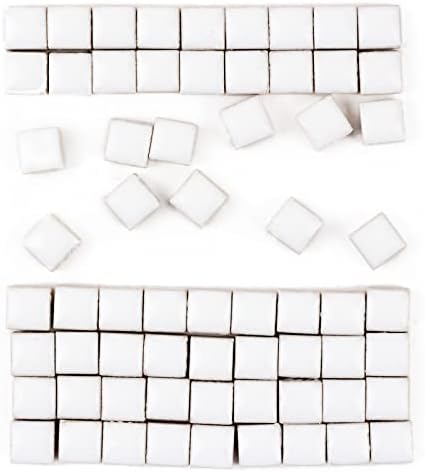 Mosaico de cerâmica WQ WarmQing Tels para artesanato em massa, suprimentos de mosaico quadrado de 200g para decorações