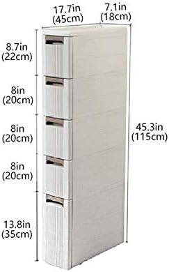 Libes de armazenamento scdhzp, clara de plástico leve robusta grande vedação de 18 cm de gabinete