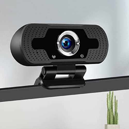 Petyoung 1080p webcam com microfone, plugue e reproduza webcam USB com capa para chamadas Conferência Zoom PC Laptop