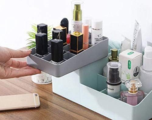 Gavetas de armazenamento cosmético da mesa gavetas de jóias ajustáveis ​​perfumes cosméticos