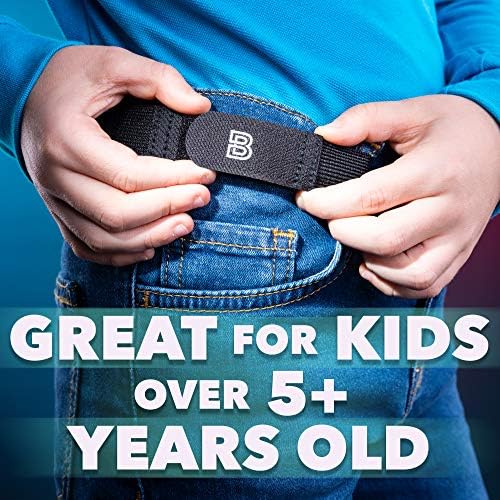 Beltbro para crianças sem fivela elástica cinturão - 3 pacote - se encaixa em loops de cinto de 1 polegada,