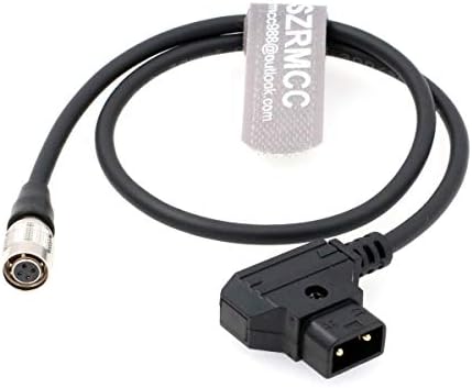 SZRMCC Hirose 4 pinos fêmea para D Tap Power Cable para Smallhd DP7 Pro e Monitor OLED AC7