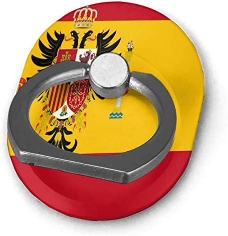 Portador de telefone celular Anel de bandeira espanhola Ring Portador de celular Ajuste ajustável