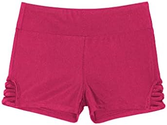 Mufeng Kids Boy Girl Cotton Athletic shorts esportes calças de corredor esportes Sorto de cordão