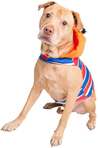 Costume de Ernie de Pet Krewe Medium - Traje de Dog da Vila Sésamo Ernie - se encaixa em animais pequenos, médios,