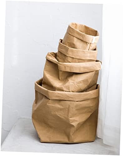 Solustre kraft sacos de papel recipientes de geladeira capa de panela de papel sacos de tratamento sacos