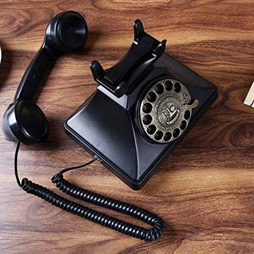 XJJZS Telefones e acessórios Antigo Telefone Americano American Land Linefl Linear Office Telefone Black
