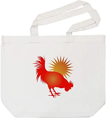 Azeeda 'Sunrise Rooster' bolsa de compras para a vida