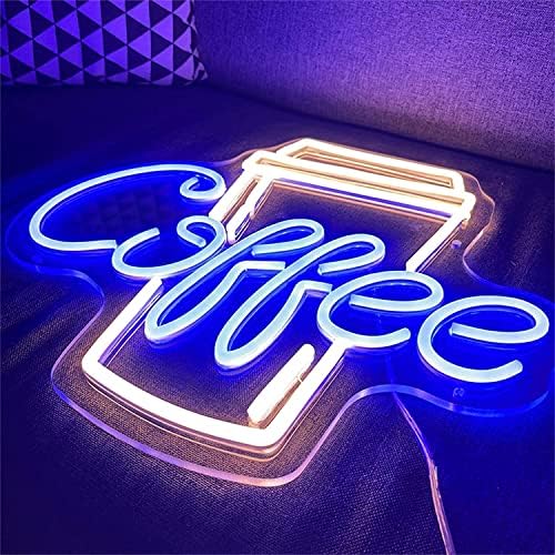 Dvtel Coffee Cup LED NEON SILH