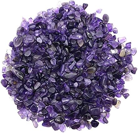 Seewoode ag216 50g 5-7mm Natural Pure Pure Purple Quartz Crystal Tambled Pedras a granel Reiki Pedras naturais e minerais presentes