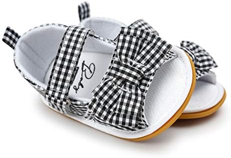 Baby Girl Sandals Anti-Slip Borracha Soly Summer Primeiros caminhantes com sapatos recém-nascidos