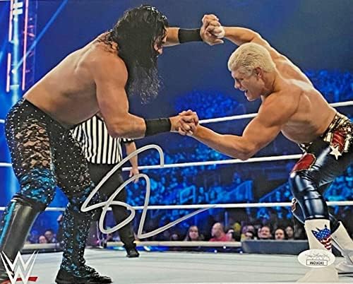 WWE exclusivo Seth Rollins assinou autografado 11x14 Foto JSA Autenticação 6 - Fotos de luta livre autografadas