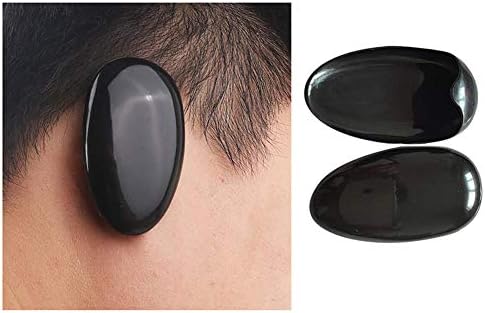 Vantobest 10Pairs Black Plástico Chaveiro Chaveiro Praça Protetores de orelhas profissionais Tampa da orelha