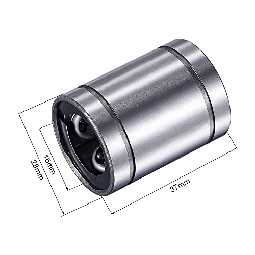 UXCELL LM35GA rolamentos lineares de esfera de 35 mm 52mm od 70mm Comprimento de aço de comprimento para a máquina CNC 3D Impressora 2pcs