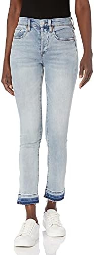 [Blanknyc] Roupas de luxo feminino Jeans de jeans retos, calças confortáveis ​​e elegantes, o Lexington